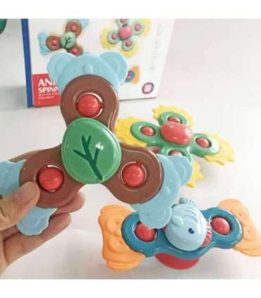 WOOPIE BABY 3-ühes sensoorne hariv spiner-mänguasi, värvikas