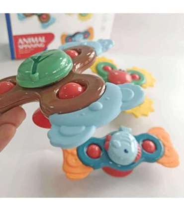 WOOPIE BABY 3-ühes sensoorne hariv spiner-mänguasi, värvikas