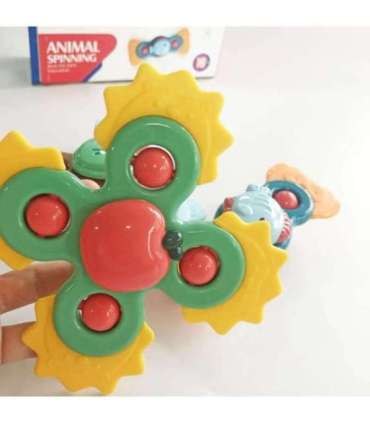 WOOPIE BABY 3-ühes sensoorne hariv spiner-mänguasi, värvikas