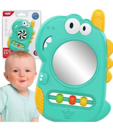 WOOPIE BABY sensoorne mänguasi, närimislelu, peegel, Dino