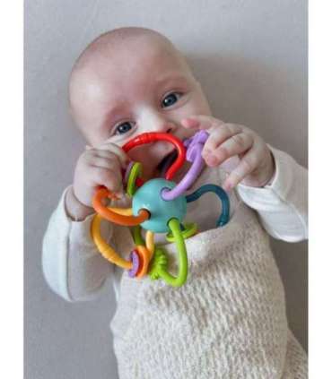 WOOPIE BABY 2-ühes sensoorne mänguasi, raputaja ja närimislelu