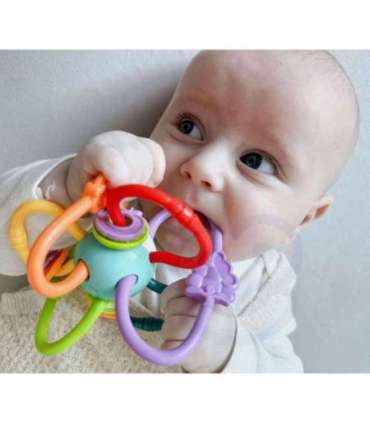 WOOPIE BABY 2-ühes sensoorne mänguasi, raputaja ja närimislelu