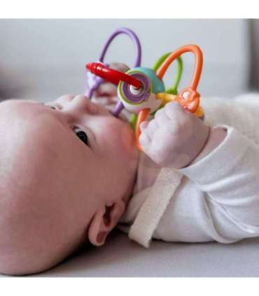 WOOPIE BABY 2-ühes sensoorne mänguasi, raputaja ja närimislelu