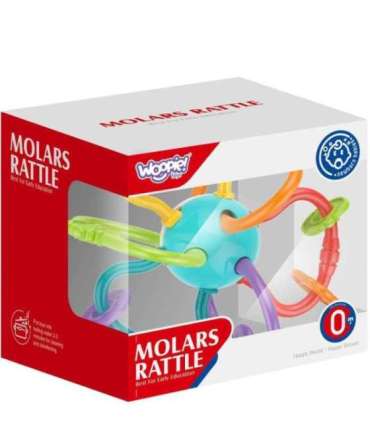 WOOPIE BABY 2-ühes sensoorne mänguasi, raputaja ja närimislelu