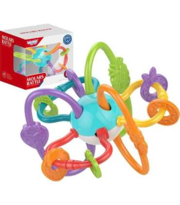 WOOPIE BABY 2-ühes sensoorne mänguasi, raputaja ja närimislelu