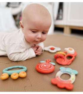 WOOPIE BABY sensoorne närimis- ja kõristikomplekt