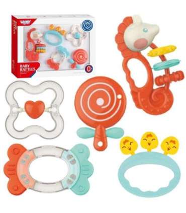 WOOPIE BABY sensoorne närimis- ja kõristikomplekt