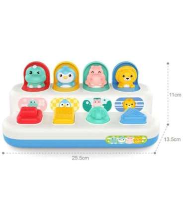WOOPIE BABY Hariv pop-up mänguasi — hüppavad loomad