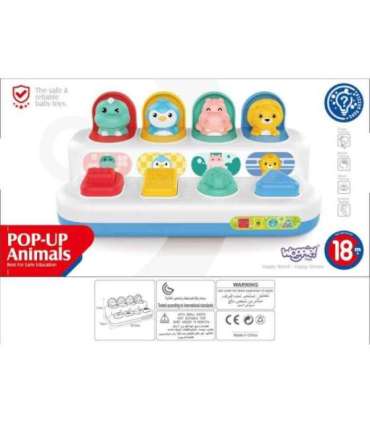 WOOPIE BABY Hariv pop-up mänguasi — hüppavad loomad