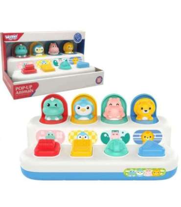 WOOPIE BABY Hariv pop-up mänguasi — hüppavad loomad