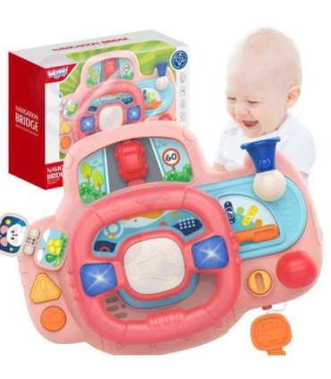 WOOPIE BABY interaktiivne auto rool koos tulede ja heliga