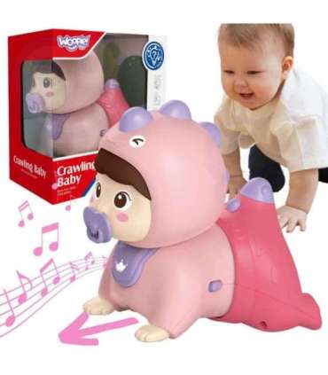WOOPIE BABY Светящаяся игрушка «Ползающий малыш» с мелодиями
