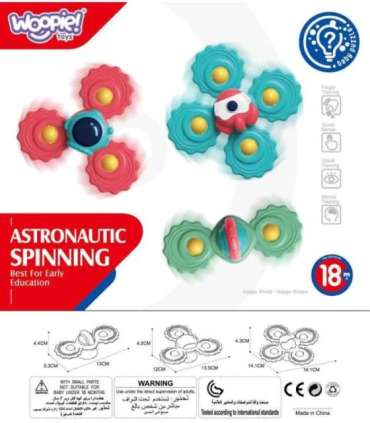 WOOPIE BABY pöörlev närimislelu imekorgiga, komplekt 3 tk