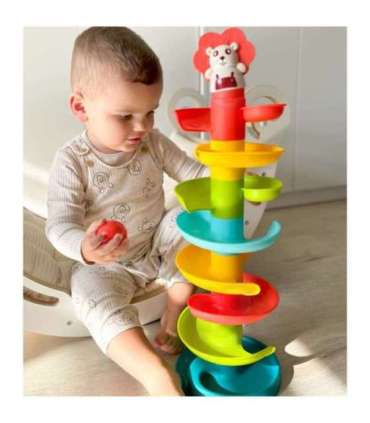 WOOPIE BABY kuuliraja spiraalkomplekt + 6 kuulikest