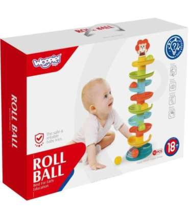 WOOPIE BABY kuuliraja spiraalkomplekt + 6 kuulikest