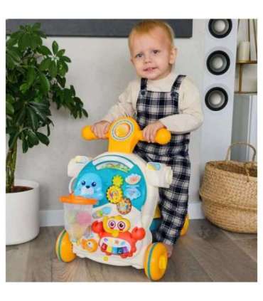 WOOPIE BABY толкатель, ходунки, развивающий столик, самокат, каталка — 4 в 1