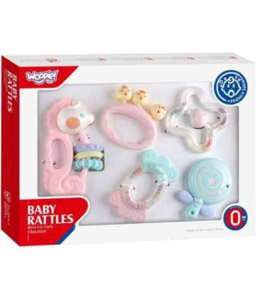 WOOPIE BABY sensoorsete närimismänguasjade ja raputusmänguasjade komplekt