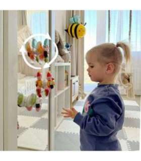 WOOPIE BABY спиннер сенсорная игрушка, пчела, цыплёнок, кролик, 3 сменные насадки