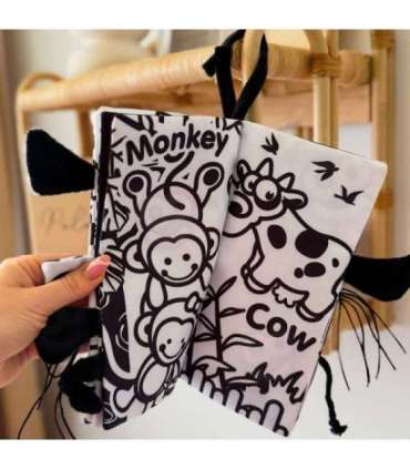 WOOPIE BABY контрастная сенсорная книжка для младенцев