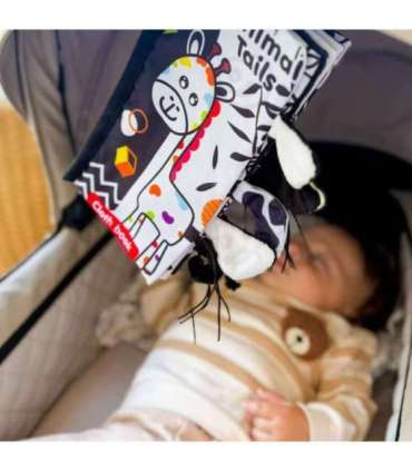 WOOPIE BABY контрастная сенсорная книжка для младенцев