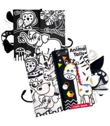 WOOPIE BABY контрастная сенсорная книжка для младенцев