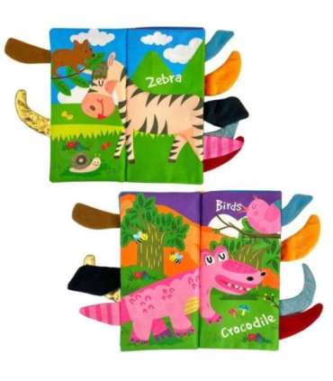 WOOPIE BABY riidest raamat metsloomade sabadega