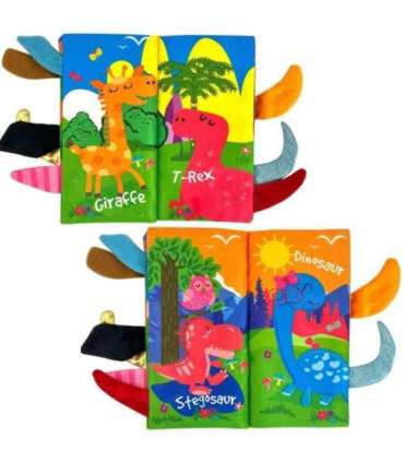 WOOPIE BABY riidest raamat metsloomade sabadega