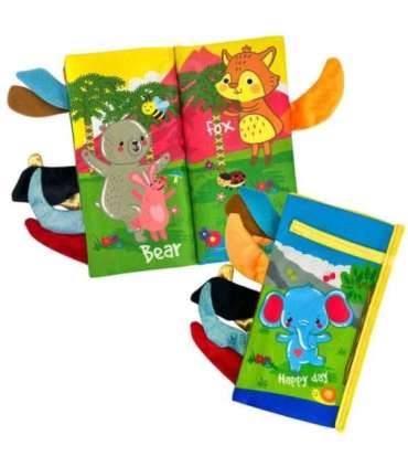 WOOPIE BABY riidest raamat metsloomade sabadega