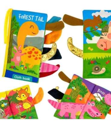 WOOPIE BABY riidest raamat metsloomade sabadega