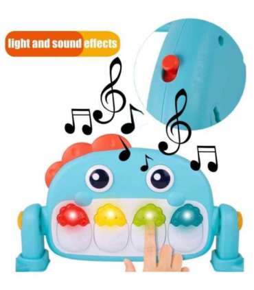 WOOPIE BABY Mata z Pałąkiem Dino