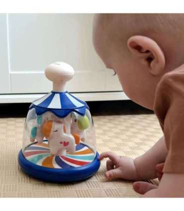 WOOPIE BABY Разноцветные лошадки Синий Юла Карусель