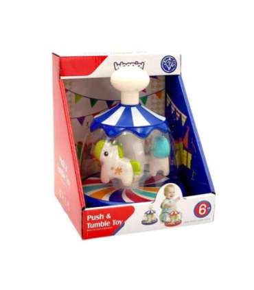 WOOPIE BABY Разноцветные лошадки Синий Юла Карусель