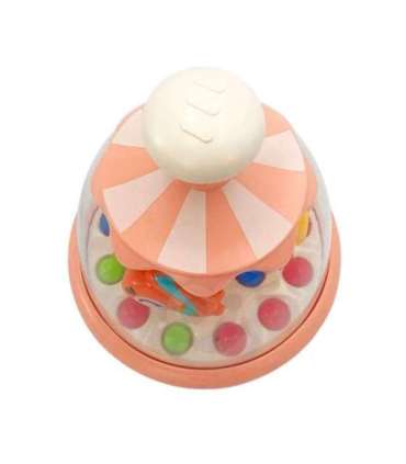 WOOPIE BABY Värvilised Loomad Roosa Vurr-Karussell Pallidega