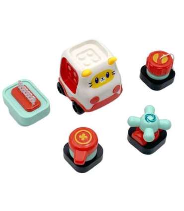 WOOPIE BABY Montessori manipuleeriv ehituskomplekt - Auto, kassipoeg 2