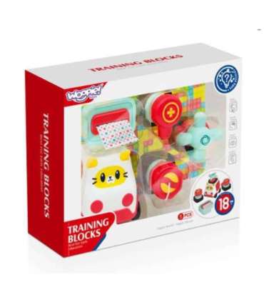 WOOPIE BABY Montessori manipuleeriv ehituskomplekt - Auto, kassipoeg 2