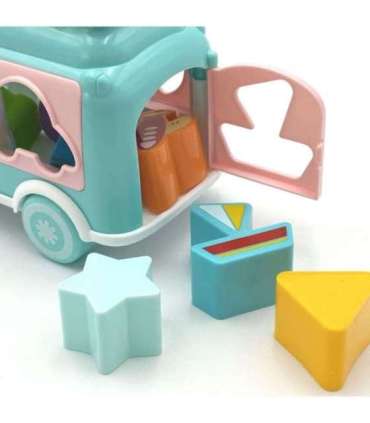 WOOPIE BABY muusikaline mänguauto-sorteerija ksülofoniga, roosa