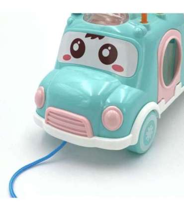 WOOPIE BABY muusikaline mänguauto-sorteerija ksülofoniga, roosa