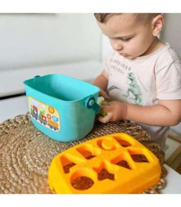 WOOPIE BABY 2-ühes sorteerija kast/kohver + tähestiku ja kujundite õppimine