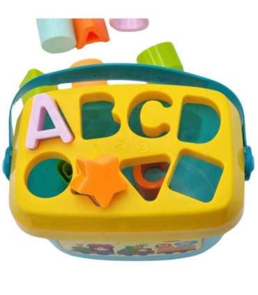 WOOPIE BABY 2-ühes sorteerija kast/kohver + tähestiku ja kujundite õppimine