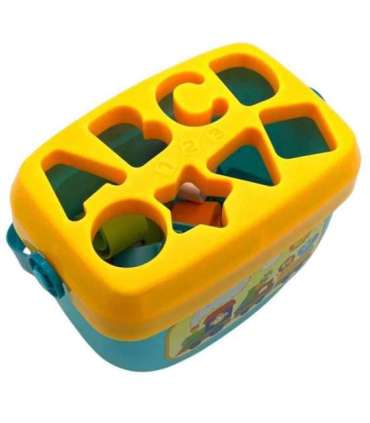 WOOPIE BABY 2-ühes sorteerija kast/kohver + tähestiku ja kujundite õppimine