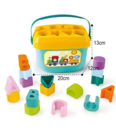 WOOPIE BABY 2-ühes sorteerija kast/kohver + tähestiku ja kujundite õppimine