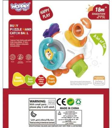 WOOPIE BABY kosmiline pall-rakett 6-ühes Montessori 18+ kuud