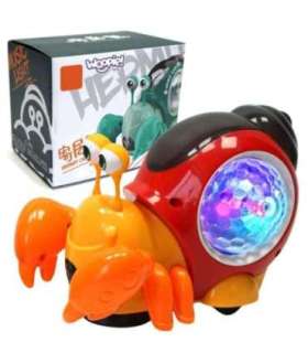 WOOPIE проектор «Ползающий краб», оранжевая сенсорная игрушка