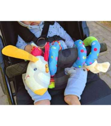 WOOPIE BABY Pehme spiraalripats vankrile ja beebivoodile, hariv kutsukas