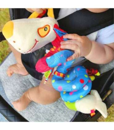 WOOPIE BABY Pehme spiraalripats vankrile ja beebivoodile, hariv kutsukas