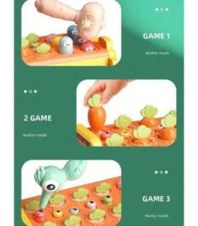 WOOPIE BABY Интерактивный Монтессори обучающий автобус 6 в 1, молоточек и ксилофон, от 18 мес.