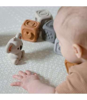 WOOPIE BABY hariduskomplekt — püramiid, sensoorsed klotsid, 2-ühes närimislelu numbritega