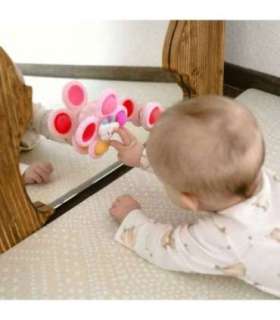 WOOPIE BABY Космический спиннер Pop-it, сенсорная игрушка, 3 сменных элемента, розовый