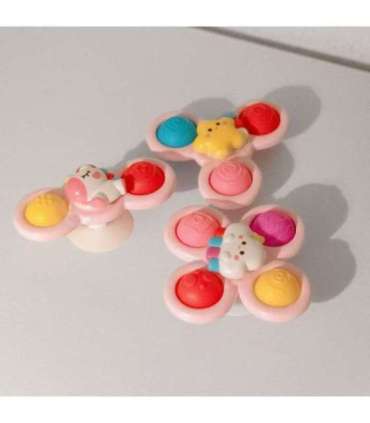 WOOPIE BABY kosmiline spinner Pop-it sensoorne mänguasi, 3 vahetatavat osa, roosa