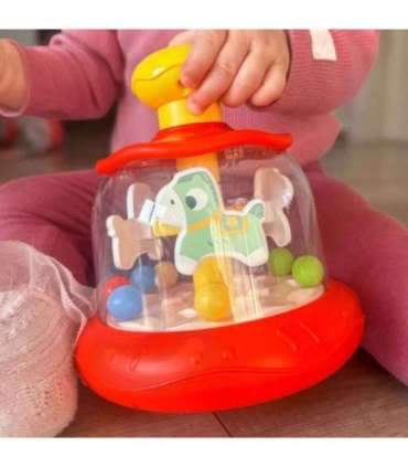 WOOPIE BABY Цветные пони Красная юла-карусель